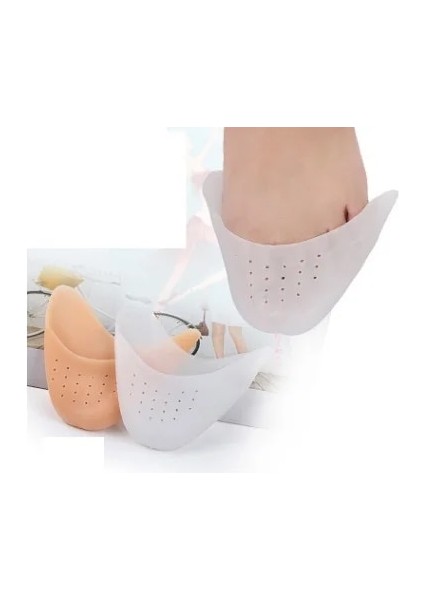 Cilt Hiçbir Delik Kadın Parmak Koruyucu Silikon Pointe Toe Kapatma Başlığı Ayak Parmakları Için Yumuşak Pedler Koruyucular Pointe Bale Ayakkabıları Ayak Bakımı Aracı (Yurt Dışından)