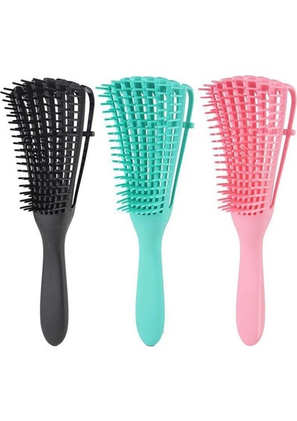 Pembe 1 Adet Ahtapot Tarak Çok Fonksiyonlu Saç Pürüzsüz Saç Kaburga Kabarık Saç Derisi Masaj Tarak Kıvırcık Saç Fırçası Için Uygun (Yurt Dışından) modelleri