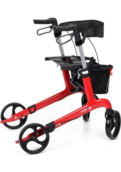 Plus Spirit X4 Carbon Fiber Rolatör Yürüteç Kırmızı modelleri