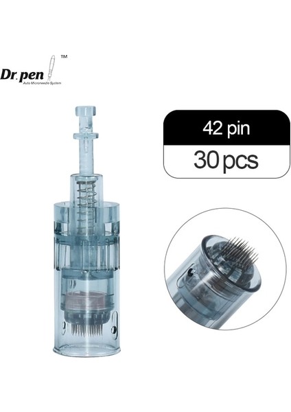 30 Adet 42 Pin Dr Kalem M8 Derma Mikro Iğne Kartuşları Iğneler 30 Adet 11 Pin 16 Pin 24 Pin 36 Pin 42 Pin Yuvarlak Nano 3D 5d Nano Yedek (Yurt Dışından)