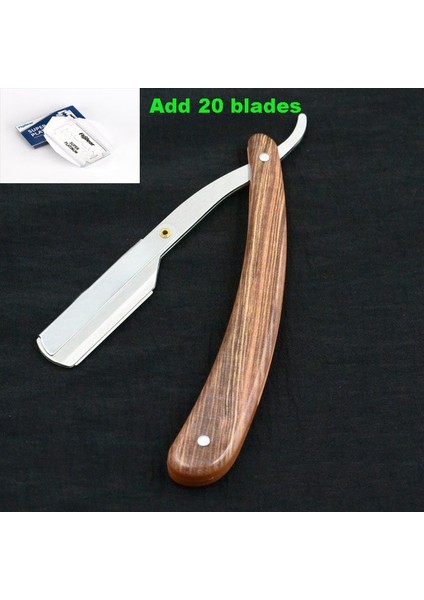 20 Bıçak Ekleyin Klasik Eski Moda Manuel Tıraş Makinesi Kuaförlük Tıraş Makinesi Berber Kaş Tıraş Bıçağı Tutucu Yüksek Kaliteli Bıçaklar Mevcuttur (Yurt Dışından) fiyatları