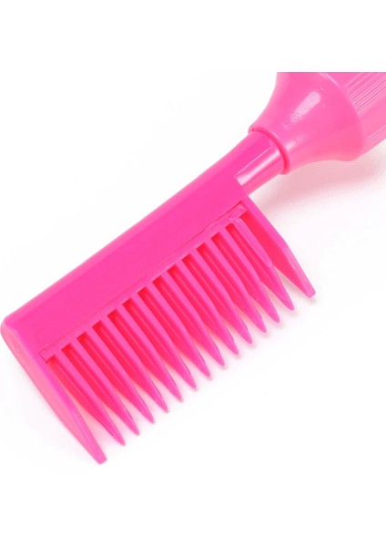 Pembe Taşınabilir Boyama Şampuan Şişeleri Kuru Temizleme Şişesi Plastik Saç Boyama Boş Şişe Doldurulabilir Boyama Fırçaları Aracı (Yurt Dışından)