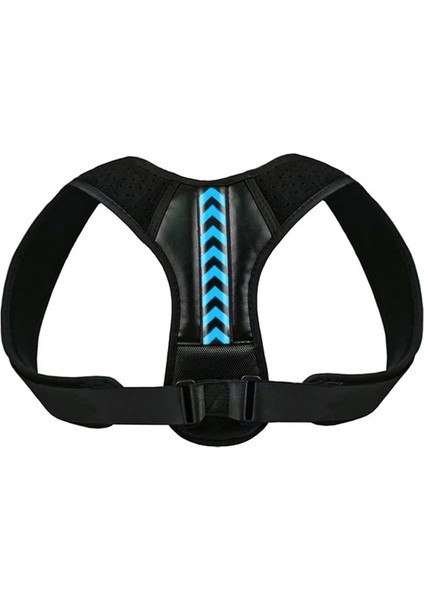 A - Siyah Mavi Xl Tcare Sırt Duruş Düzeltici Korse Ayarlanabilir Unisex Sırt Desteği Klavikula Omurga Sırt Omuz Bel Duruş Düzeltme (Yurt Dışından)