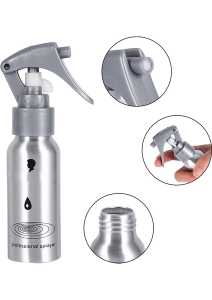 200 ml Altın 60/200/350/450 ml Kuaförlük Sprey Şişesi Boş Şişe Doldurulabilir Sis Şişesi Salon Kuaför Saç Araçları Su Püskürtücü Bakım Araçları (Yurt Dışından)