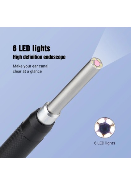 Tip A-3.5mm 3.5mm Hd Görsel Kulak Endoskop 3 In 1 USB Otoskop Kulak Kiri Temizleme Muayene Kamerası Kulak Kiri Temizleme Araçları Android Telefon Pc Için (Yurt Dışından) fırsatları