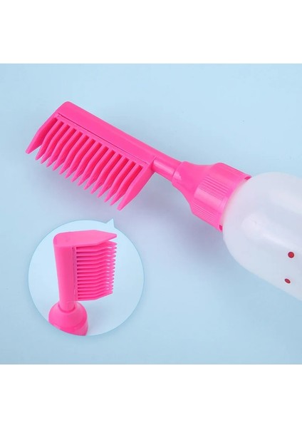 Siyah Saç Boyası Aplikatör Şişeleri Plastik Şampuan Şişesi Boyama Leke Aracı Kuaförlük Malzemeleri Çok Amaçlı Pratik Boyama Fırçası (Yurt Dışından)