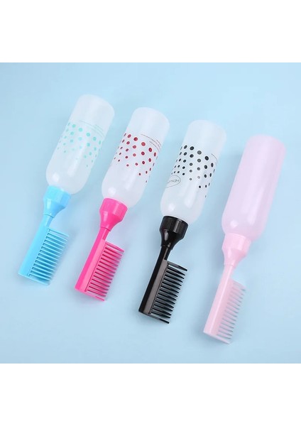 Siyah Saç Boyası Aplikatör Şişeleri Plastik Şampuan Şişesi Boyama Leke Aracı Kuaförlük Malzemeleri Çok Amaçlı Pratik Boyama Fırçası (Yurt Dışından)