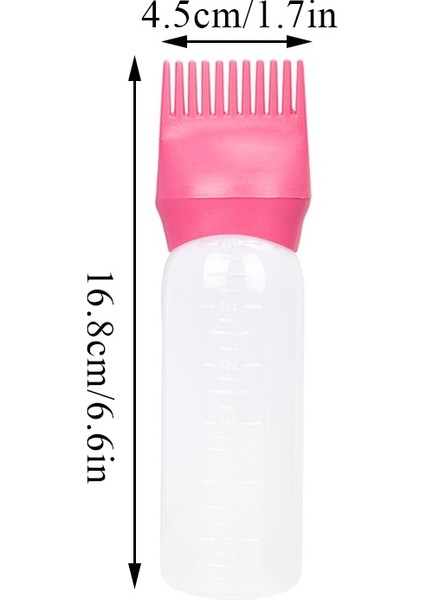 Pembe 120 ml Saç Boyası Aplikatör Şişeleri Plastik Şampuan Şişesi Saç Boyama Leke Aracı Kuaförlük Malzemeleri (Yurt Dışından) modelleri