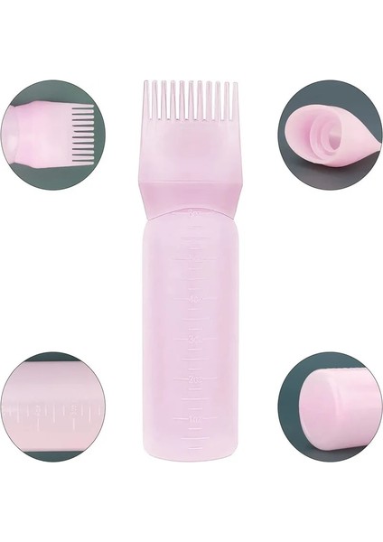2 Adet Pembe 1 Adet Saç Boyası Aplikatör Şişeleri Plastik Doldurulabilir Boyama Şampuan Şişesi Yağ Tarak Fırça Şekillendirici Aracı Saç Boyama Saç Araçları (Yurt Dışından) indirimleri