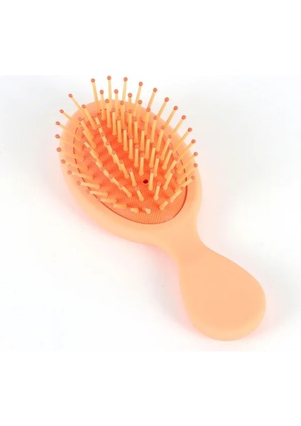 Turuncu Mini Kız Kuaförlük Tarak Kafa Derisi Masaj Saç Fırçası Kadın Islak Kıvırcık Detangle Saç Fırçası Salon Kuaförlük Şekillendirici Araçları (Yurt Dışından)
