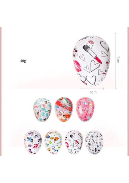 Stil 7 Sevimli Yumurta Tarak, Anti-Statik Masaj Saç Fırçası Detangle Duş Salonu Şekillendirici Düz Kıvırcık Taşınabilir Unicorn Karikatür Baskılı (Yurt Dışından) modelleri