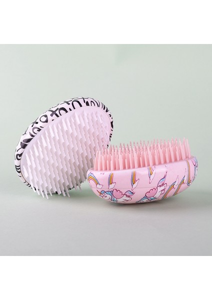 Stil 7 Sevimli Yumurta Tarak, Anti-Statik Masaj Saç Fırçası Detangle Duş Salonu Şekillendirici Düz Kıvırcık Taşınabilir Unicorn Karikatür Baskılı (Yurt Dışından) fırsatları