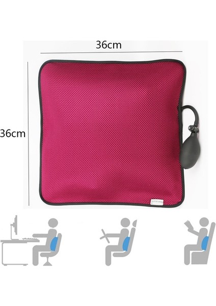 Style-13 Tcare Taşınabilir Şişme Bel Desteği Masaj Yastıkları - Sırt Ağrısının Giderilmesi Için Ortopedik Tasarım - Bel Desteği Yastığı Unisex (Yurt Dışından)