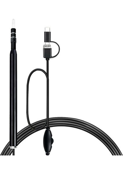 0.3mp Siyah USB Android Pc Görsel Kulak Kiri Aracı Temizleme Endoskop Kaşık Otoskop Temizleyici 5.5mm Mini Kulak Kirini Temizleme Kamera Sağlık Bakım Seti (Yurt Dışından) indirimleri