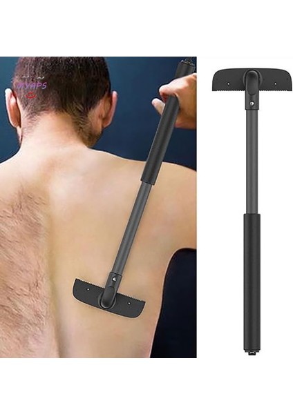 1 Geri Tıraş Makinesi Ayarlanabilir Gerilebilir Geri Traş Makineleri Erkekler Için Geri Saç Düzeltici Geri Jilet Yüksek Kalite (Yurt Dışından)