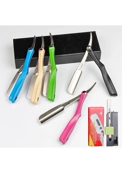 Yeşil Jilet Seti Yüksek Kaliteli Geleneksel Erkek Jilet Çinko Alaşım Manuel Tıraş Makinesi Sakal ve Yüz Epilatör Kuaför Tüy Bıçak (Yurt Dışından) fiyatları