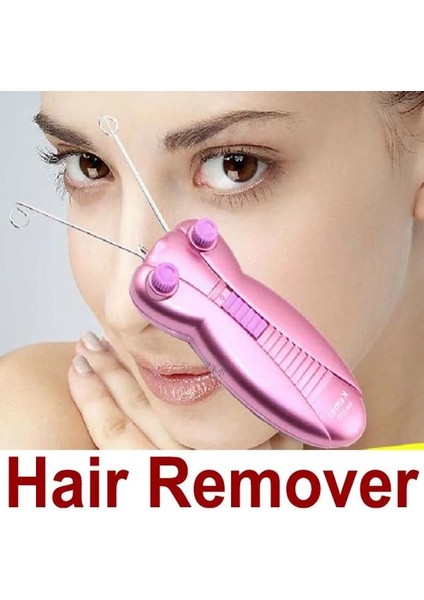 Pembe Elektrikli Kadın Yüz Epilasyon Yüz Araçları Vücut Yüz Yüz Saç Çıkarıcı Depilador Epilatör Kadınlar Için Pamuk Ipliği Defeather (Yurt Dışından)