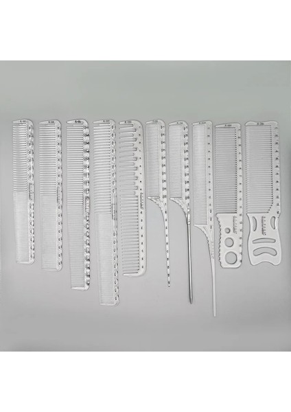 K193A 1 Adet Yüksek Kaliteli Lazer Ölçekli Saç Tarak Profesyonel Kuaförlük Tarak Saç Fırçaları Salon Saç Kesme Şekillendirici Araçları Berber Tarak (Yurt Dışından) fiyatları