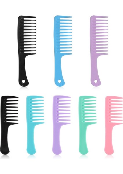 Büyük Boy-2 Renkli Tarak Büyük Geniş Diş Islak ve Kuru Çift Kullanımlı Kalınlaşmış Kıvırcık Saç Tarak Özel Büyük Diş Şampuan Tarak Şekillendirici Aletler (Yurt Dışından) modelleri