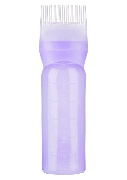 Mor (120ML) 1pc 120ML Renkli Plastik Saç Boyası Doldurulabilir Şişe Aplikatör Tarak Dağıtım Salon Saç Boyama Kuaförlük Şekillendirici Aracı (Yurt Dışından) fiyatları