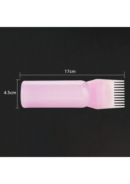 Mor (120ML) 1pc 120ML Renkli Plastik Saç Boyası Doldurulabilir Şişe Aplikatör Tarak Dağıtım Salon Saç Boyama Kuaförlük Şekillendirici Aracı (Yurt Dışından) fırsatları