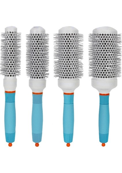 25 Saç Tarak Profesyonel Salon Saç Fırçası Saç Şekillendirici Saç Fırçası Kuaförlük Tarak Yuvarlak Kıvırcık Bigudiler Araçları Mavi (Yurt Dışından) fiyatları