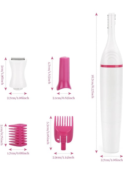 Beyaz Kadın Elektrikli Epilatör Saç Tıraş Makinesi Giyotin Kaş Bikini Koltukaltı Yüz Epilasyon 5 In 1 Çok Fonksiyonlu Saç Kesme Makinesi (Yurt Dışından) modelleri