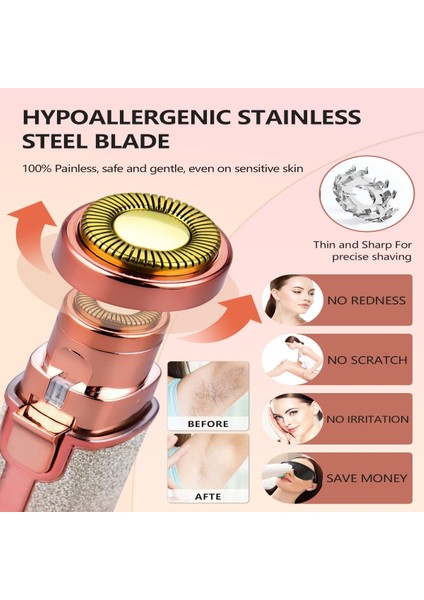 Yıldızlı Gökyüzü Taşınabilir 2 In 1 Elektrikli Epilatör Kaş Düzeltici Kadın Vücut Yüz Ruj Şekli Epilasyon Kadın Ağrısız Jilet Tıraş Makinesi (Yurt Dışından) modelleri