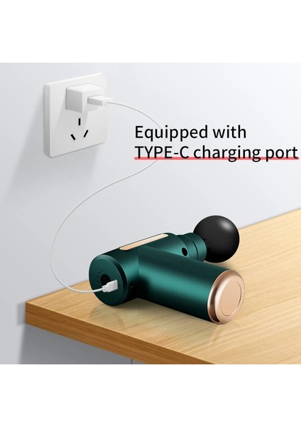 1 Kafa Siyah Tip C Şarj Yaoyuan Yenı Mini Şarj Fasya Tabancası Titreşim Masaj Tabancası Kas Gevşeme Masajı Taşınabilir Fitness Cihazı Mini Fasya Tabancası (Yurt Dışından) fırsatları