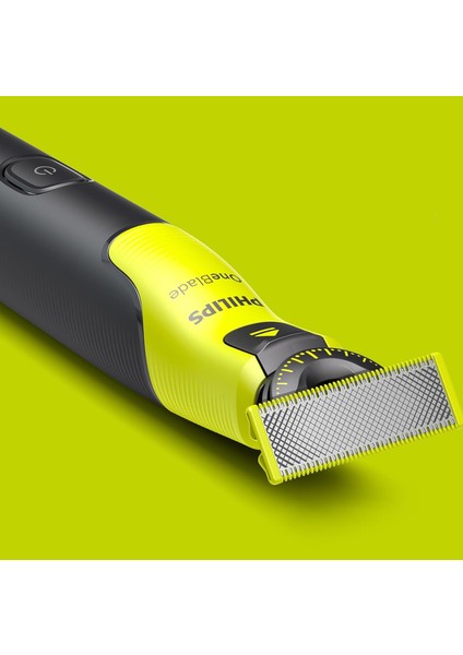 Oneblade 360 ​​yüz + Gövde, 360 Teknolojili Elektrikli Sakal Düzeltici, Tıraş Makinesi ve Vücut Fırçası, 1x 360 Bıçak, 1x 5'i 1 Arada Ayarlanabilir Tarak, 1x Gövde Kiti, (Model QP4631/30)