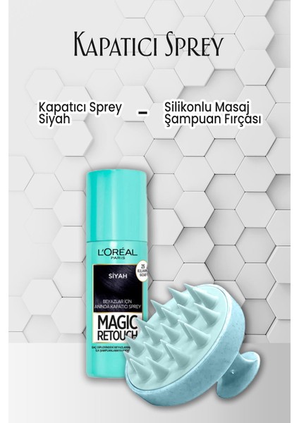 Kapatıcı Saç Spreyi Siyah 75 ml