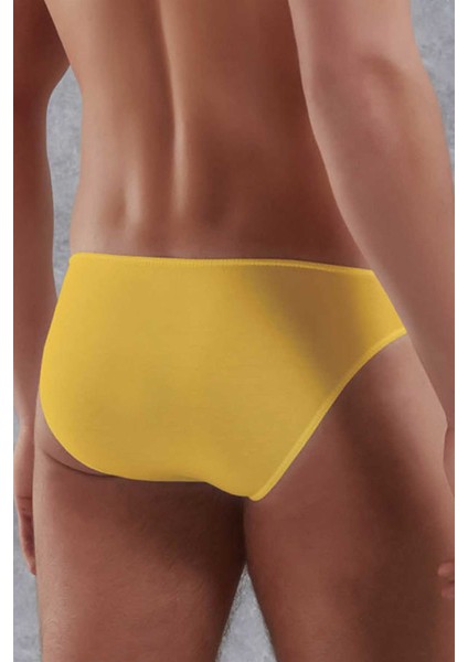 1281 ERKEK MODAL İNCE BEL BANTLI SARI SLİP fiyatları