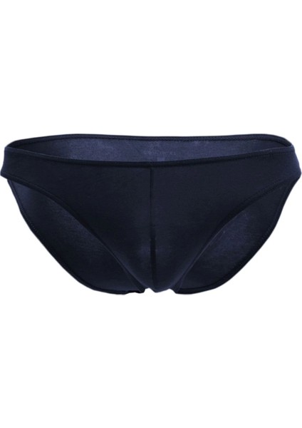 1281 ERKEK MODAL İNCE BEL BANTLI LACİVERT SLİP