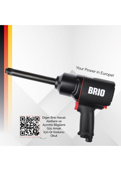 Havalı Somun Sökme 1'' Uzun Paso 2034 Nm Çift Çekiç 4,42 Kg indirimleri