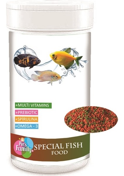 Pets Family Specıal Fısh Food 250ml/100g