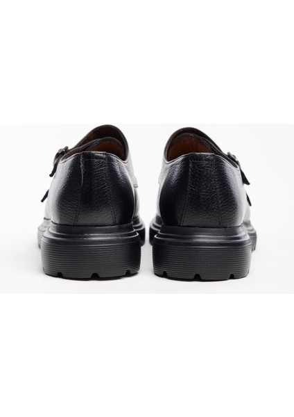 Hakiki Deri Çift Tokalı Erkek Ayakkabı fırsatları