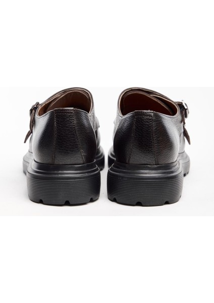 Hakiki Deri Çift Tokalı Erkek Ayakkabı fırsatları
