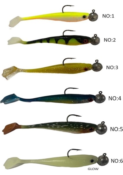 Duck Tail 9.5cm 15GR Hazır Zokalı Silikon Yem (Modifiyeli)