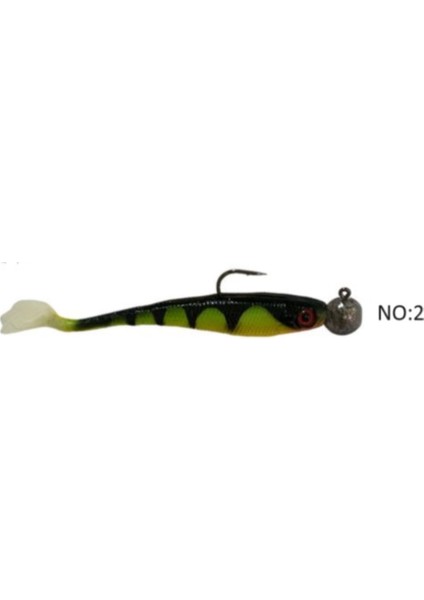 Duck Tail 9.5cm 15GR Hazır Zokalı Silikon Yem (Modifiyeli)