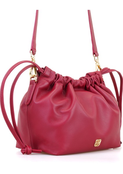 Maria Kırmızı Kadın Deri Omuz Çantası modelleri