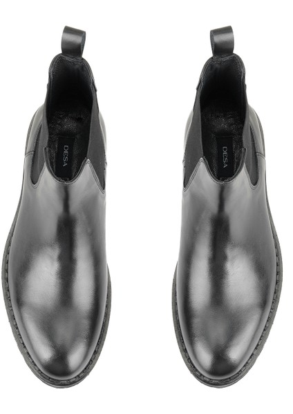 Malita Siyah Erkek Lastikli Deri Chelsea Bot fırsatları