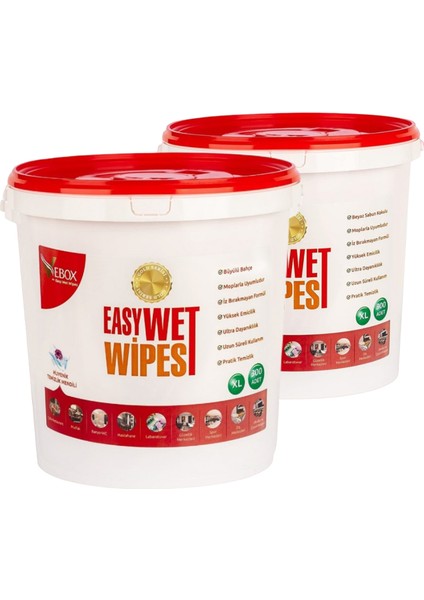 Easy Wet Wipes Kova Islak Mendil Büyülü Bahçe Kokulu Gold 2'li 600 Adet