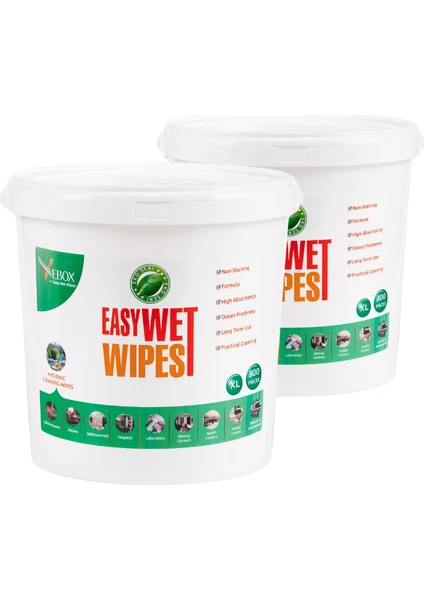 Easy Wet Wipes Kova Islak Mendil Eko 2'li 600 Adet