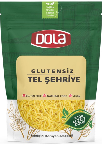 Glutensiz Makarna Tel Şehriye 250 gr