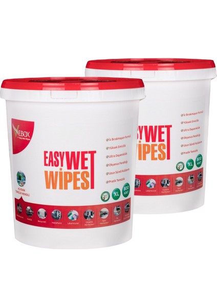 Easy Wet Wipes Kova Islak Mendil Gold 2'li 600 Adet