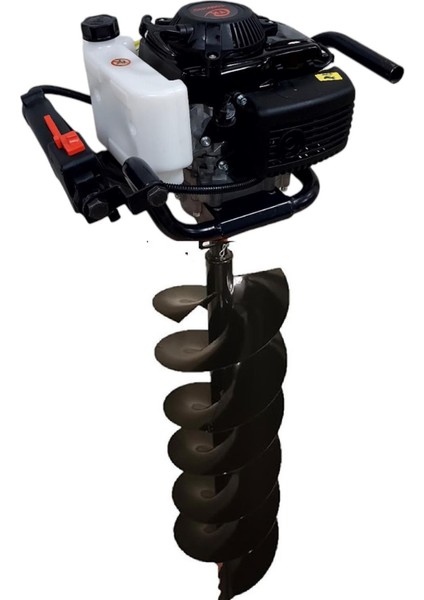 EA144P Çift Helezonlu 4 Zamanlı Toprak Burgu Makinası 300 mm 4 Hp