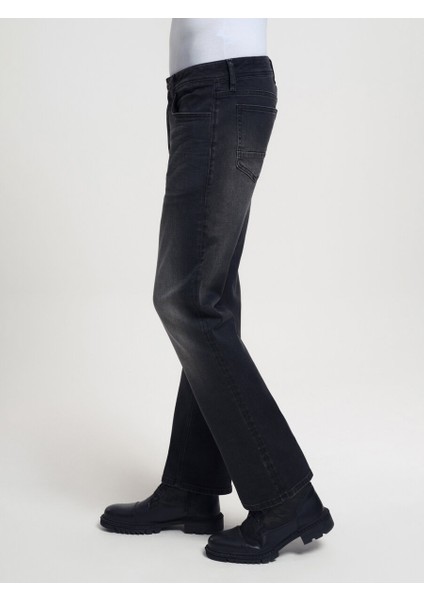Boot-Cut Slim Fit Erkek Pantolon
