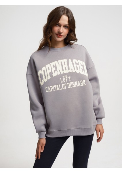 Oversize Kadın Sweatshirt