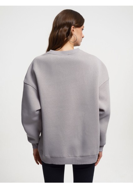 Oversize Kadın Sweatshirt