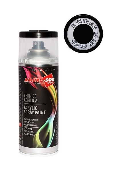 Sprey Boya Siyah Parlak B9005 400Ml